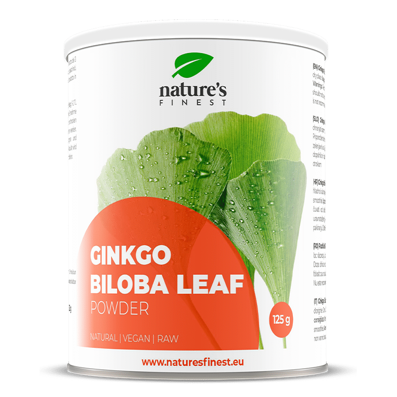 Ginkgo biloba leaf powder