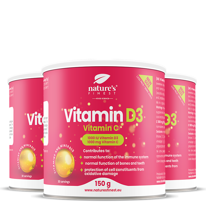 Vitamin D3 + Vitamin C bundle