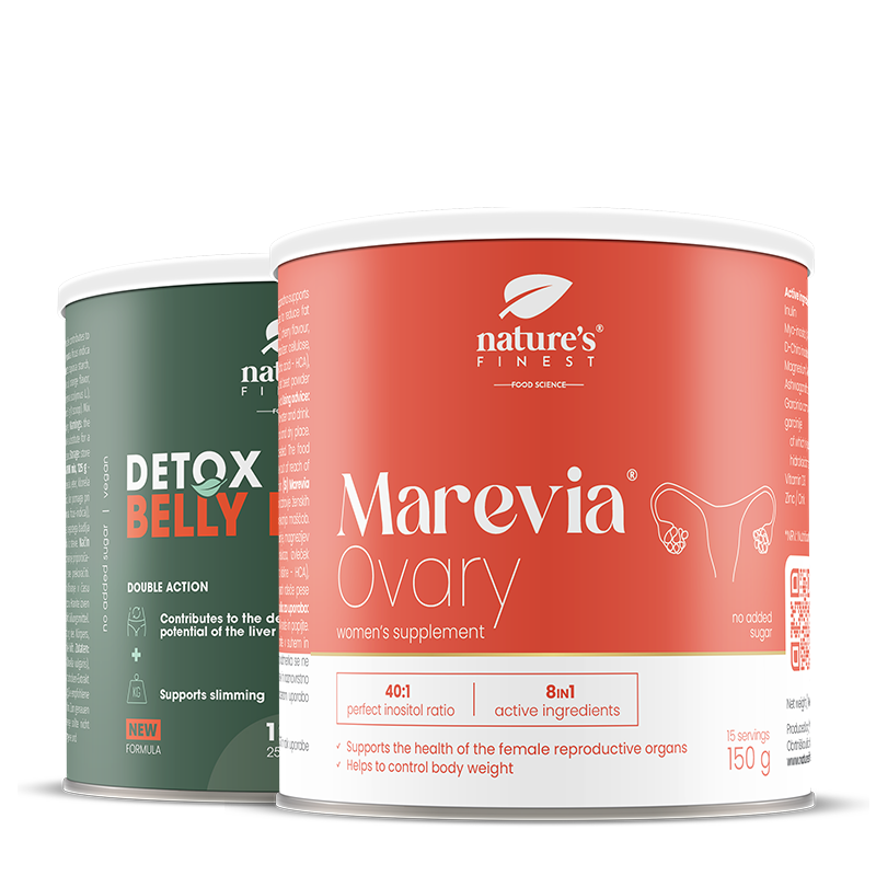 Marevia Ovary + Detox Belly Burn bundle