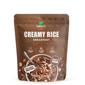 Creamy rice breakfast Choco-hazelnut