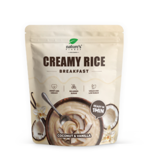 Creamy rice breakfast Coconut-vanilla